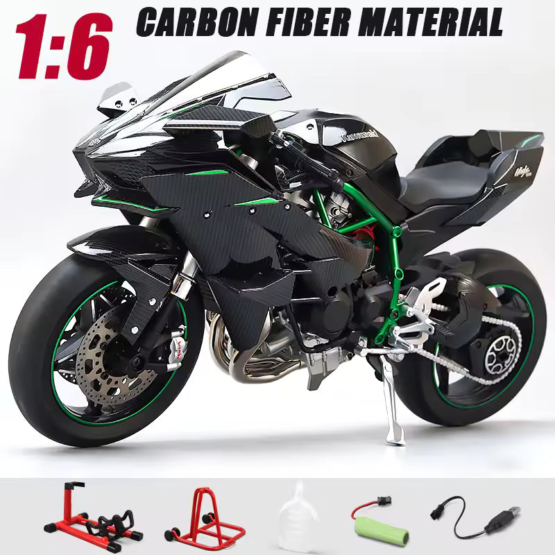 Atom Rides - 1:6 Kawasaki Racing Ninja 500 H2R